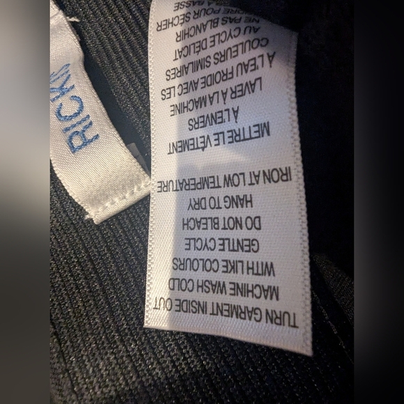 Rickis Slim Leg Pants in Black Size 16 Short, New With Tags - Picture 8 of 15